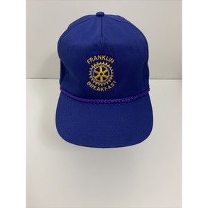 Rotary International Snapback Hat Franklin Breakfast
